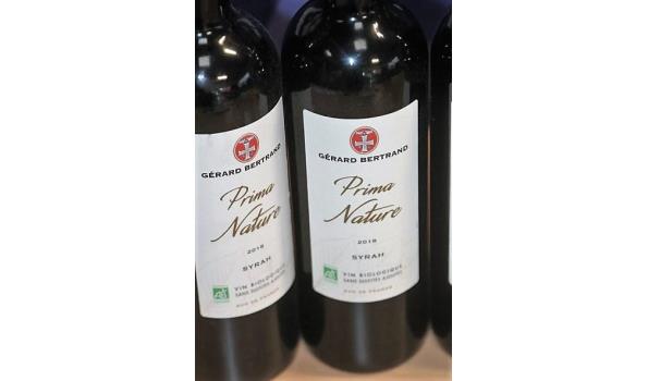 4 flessen à 75cl rode wijn GERARD BERTRAND, Prima Nature, Syrah, 2018 plus 2 flessen à 75cl witte wijn GERARD BERTRAND, Réserve Spéciale, 2018, Frankrijk
